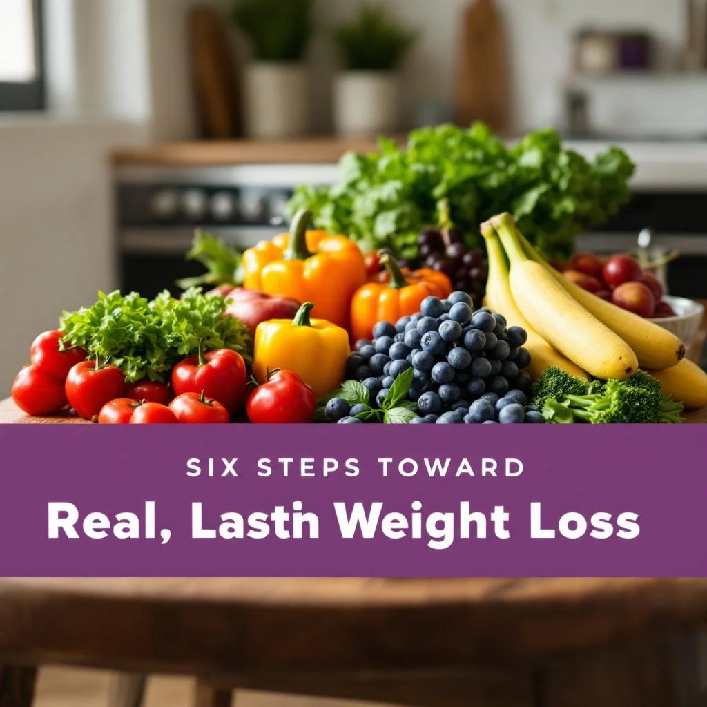 Six Steps Toward Real, Lasting Weight Loss